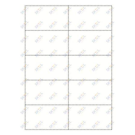 Perforated Cardstock Business Card