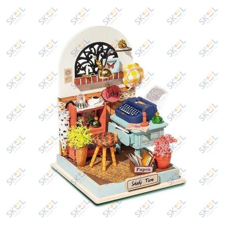 DIY Miniature House Kit Study Room