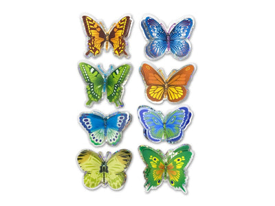 3D Pop-Ups Foil Butterflies 8pc