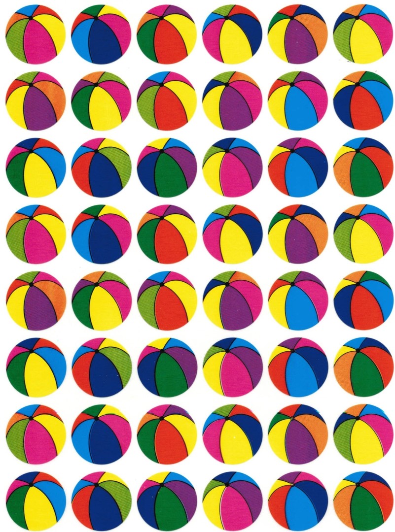 ball stickers 3/4" 25/sheets