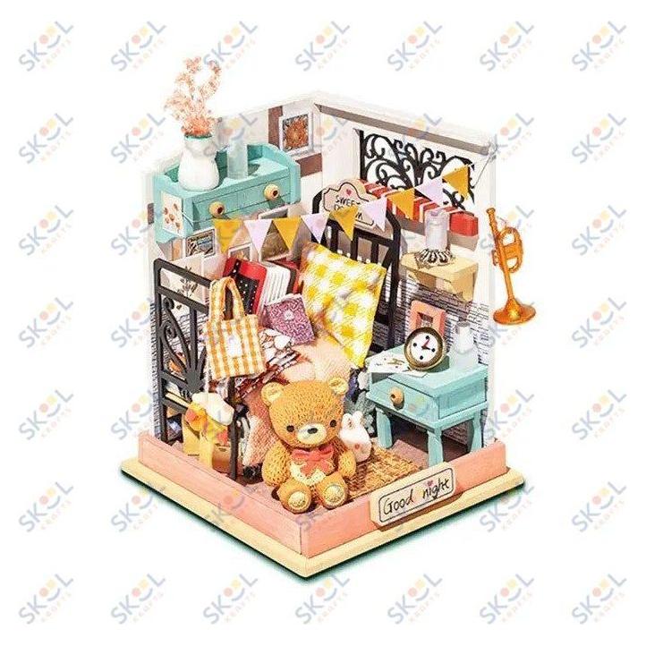 DIY Miniature House Kit Bedroom