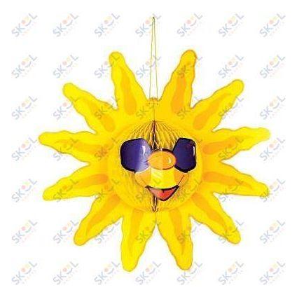 Tissue Sun Decoration 15 1/2" 1/pc