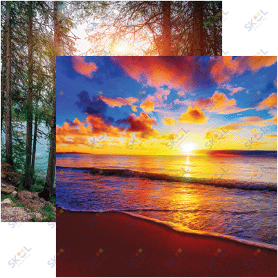 Sunrise Reverie Designed Paper