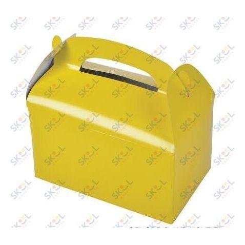 Treat Box 6 1/4" 12/pk Yellow