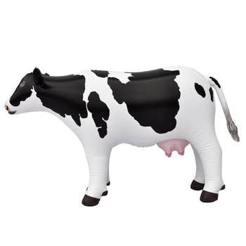 Giant Inflatable cow 37" l x 11" w x 21" h 1pc