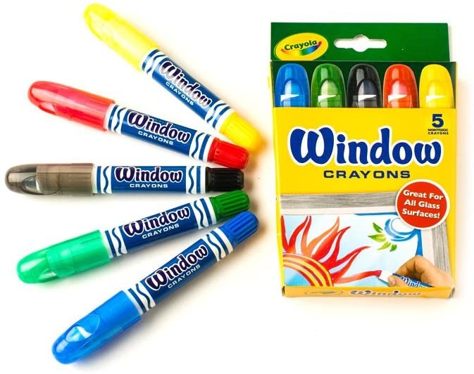 Crayola Window Crayons 5/pk – Skool Krafts