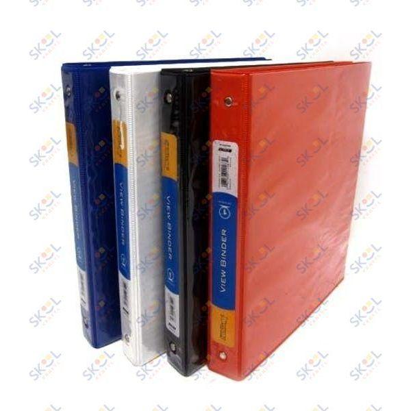 View Binder (Black, 1.5", Round Rings)