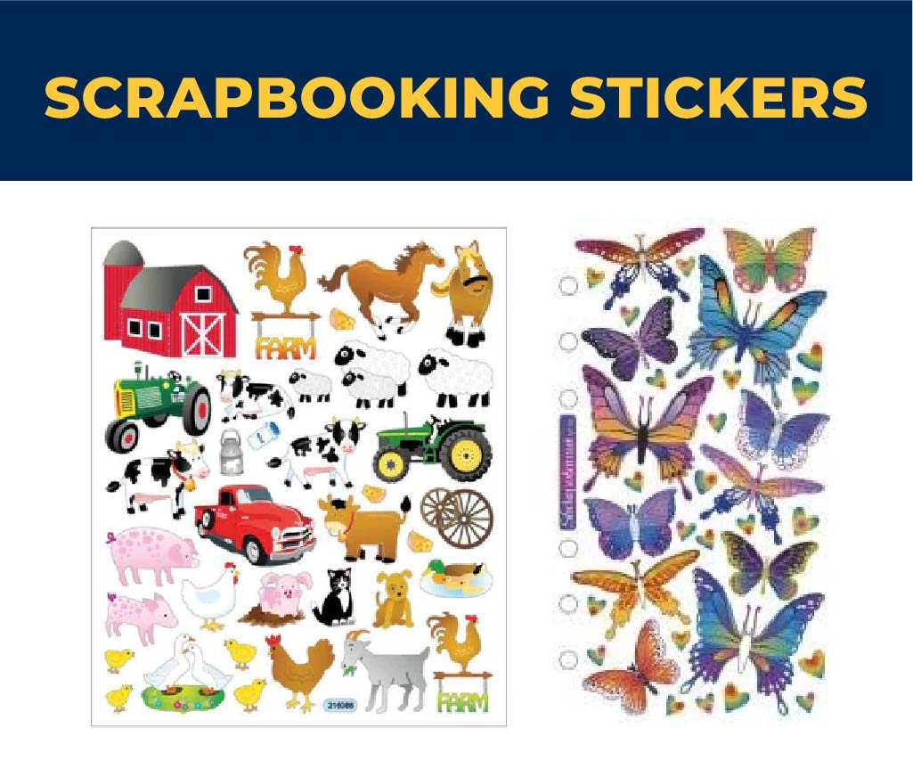 Scrapbooking Stickers (Craft) – Skool Krafts