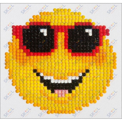 Diamond Embroidery Art Kit 6"X6"-Smiling Face