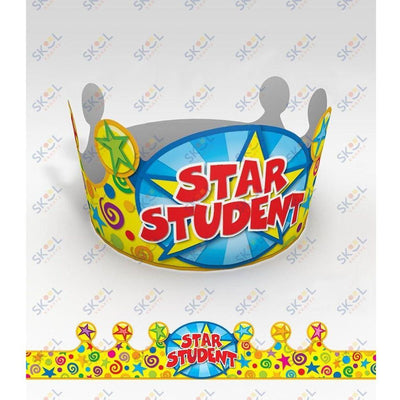 Star Student Crowns 30/Pk
