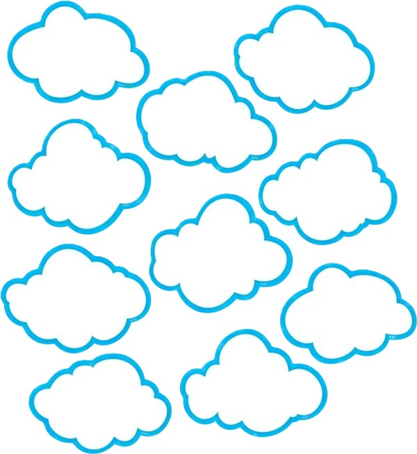 Cloud Accents 6" 30/pk
