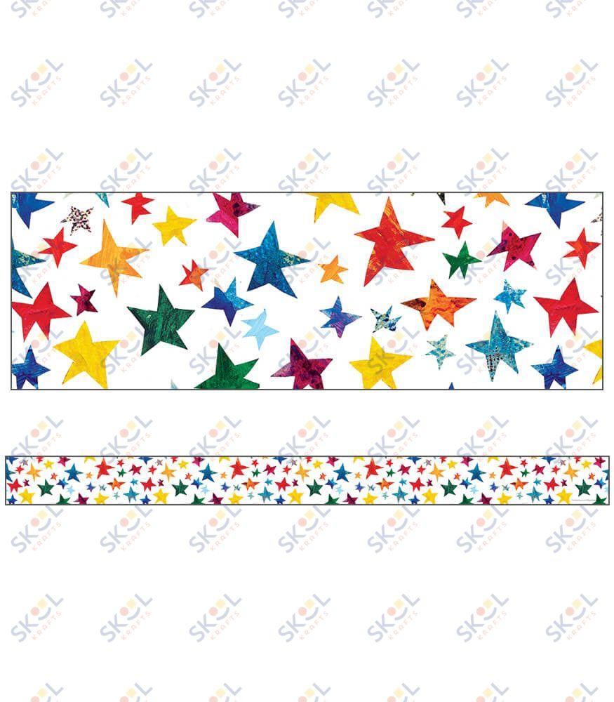 The World of Eric Carle Sparkling Stars Straight Bulletin Board Borders