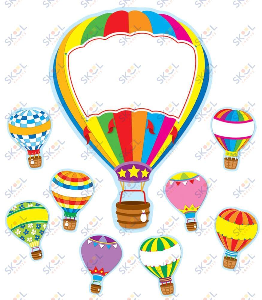 Hot Air Balloon Bulletin Board Set