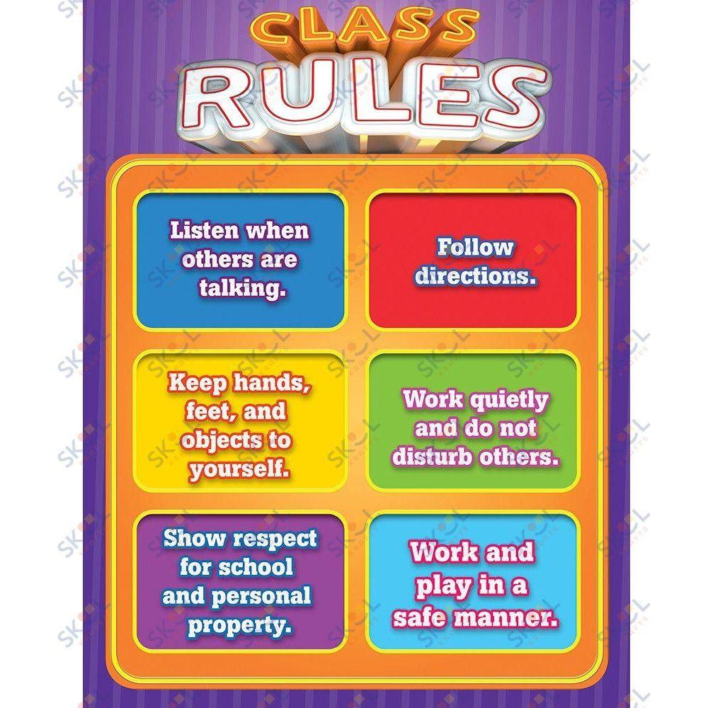 Class Rules Chart