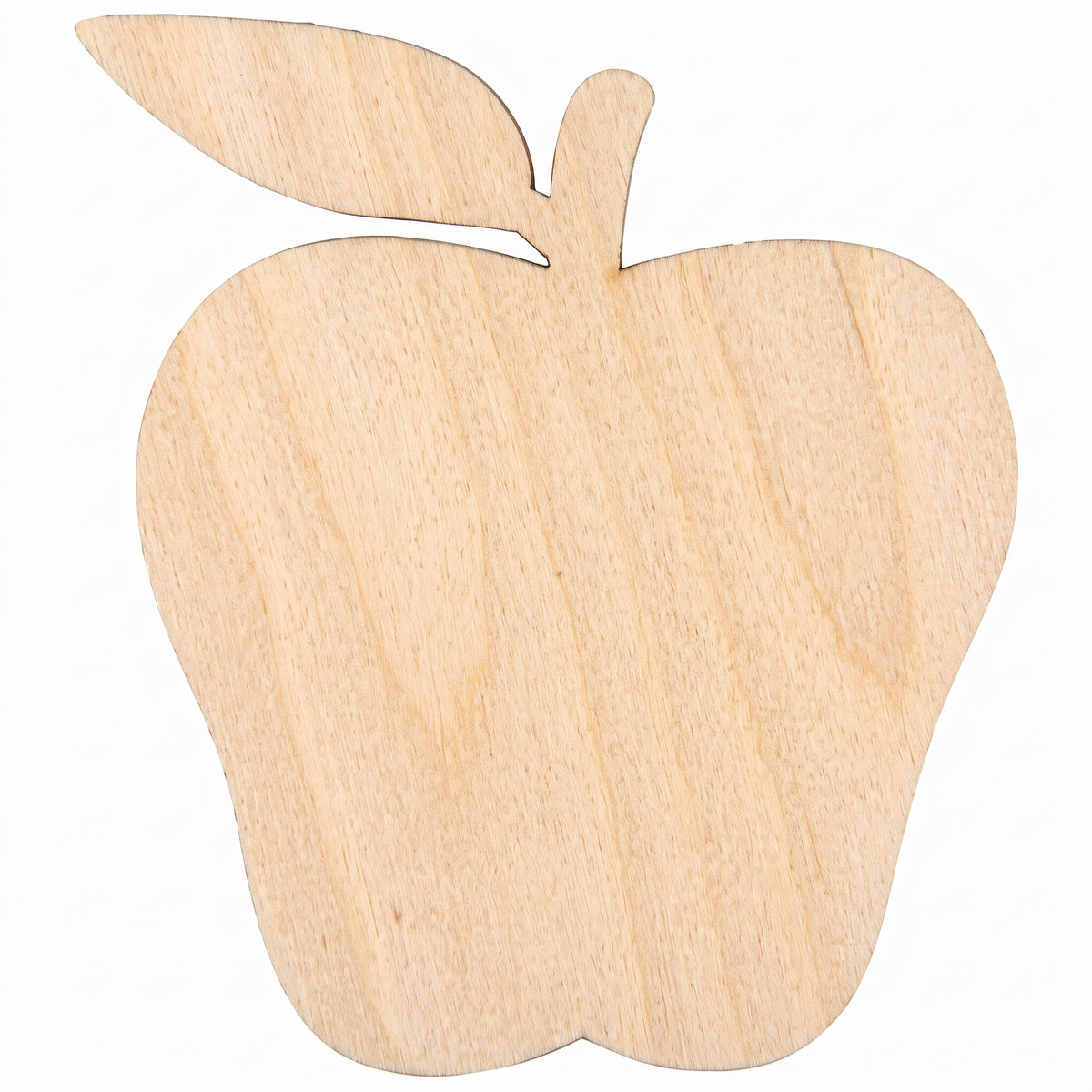 Wooden Apple Cutout 5"