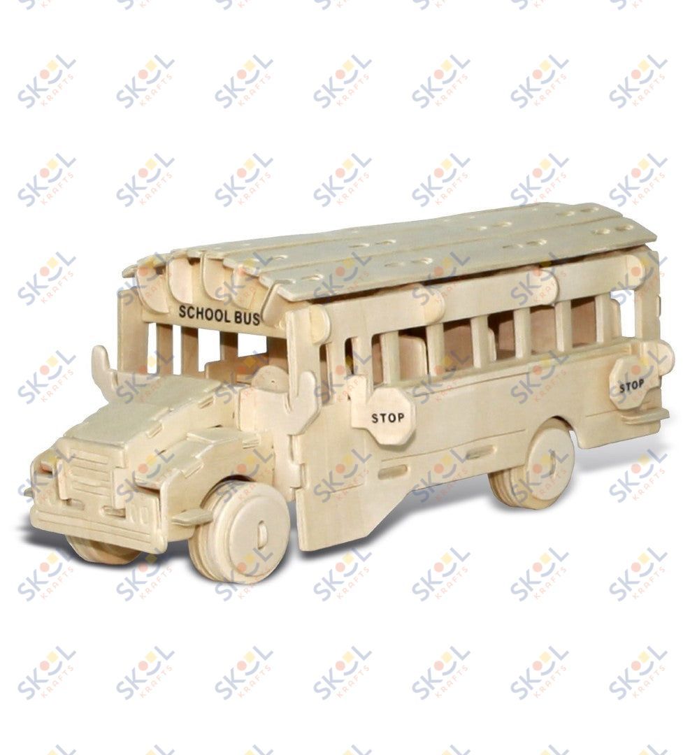 3D Puzzles School Bus