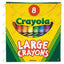 Crayola Large Size Crayons 8/pk