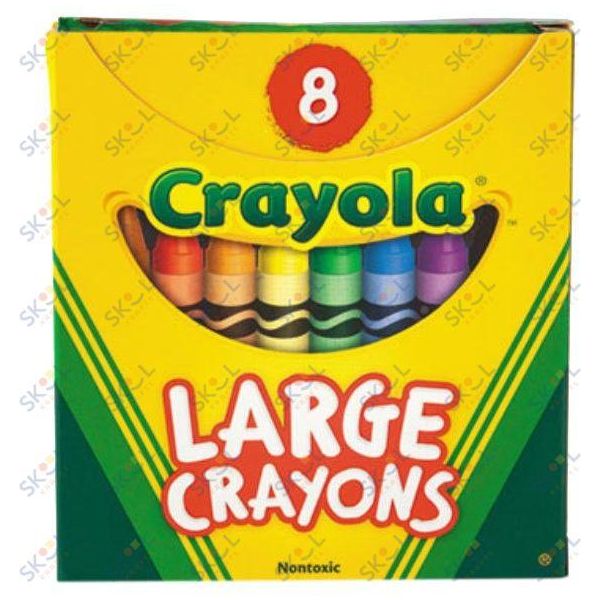Crayola Large Size Crayons 8/pk