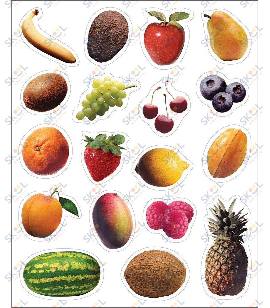 Fruit Photo Stickers 6 sheets (108 stickers)