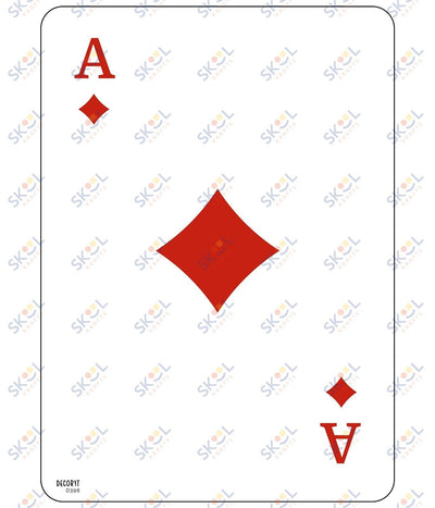 Play your cards right....card CENTERPIECE 24x28