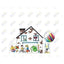 The Chanukah house Coloring Game 24 Sets