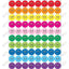 Smiley Faces Stickers Multicolor 1/2"
