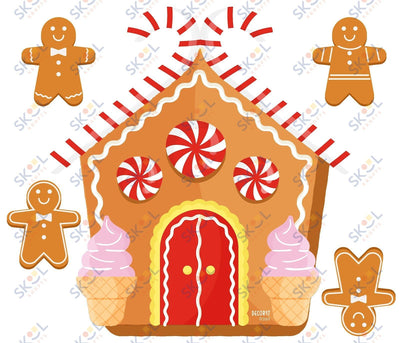 Gingerbread house CENTERPIECE 24x28