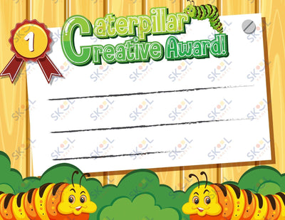 Awards - Caterpillar Creative Award 12 Pack (11x8.5)