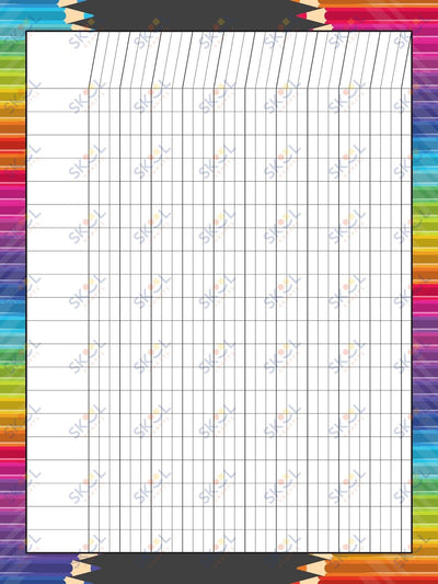 Class Incentive Charts - colored pencils (18x24-inch)