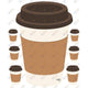 Let's read a latte....coffee cup CENTERPIECE 24x28