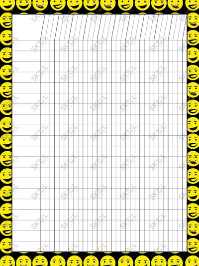 Class Incentive Charts - smileys (18x24-inch)