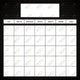 black brick yiddish calendar 24x24
