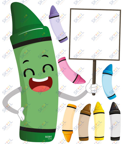 Crayon holding poster CENTERPIECE 24x28