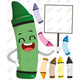Crayon holding poster CENTERPIECE 24x28