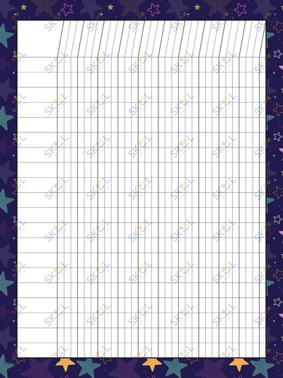 Class Incentive Charts - stars (18x24-inch)