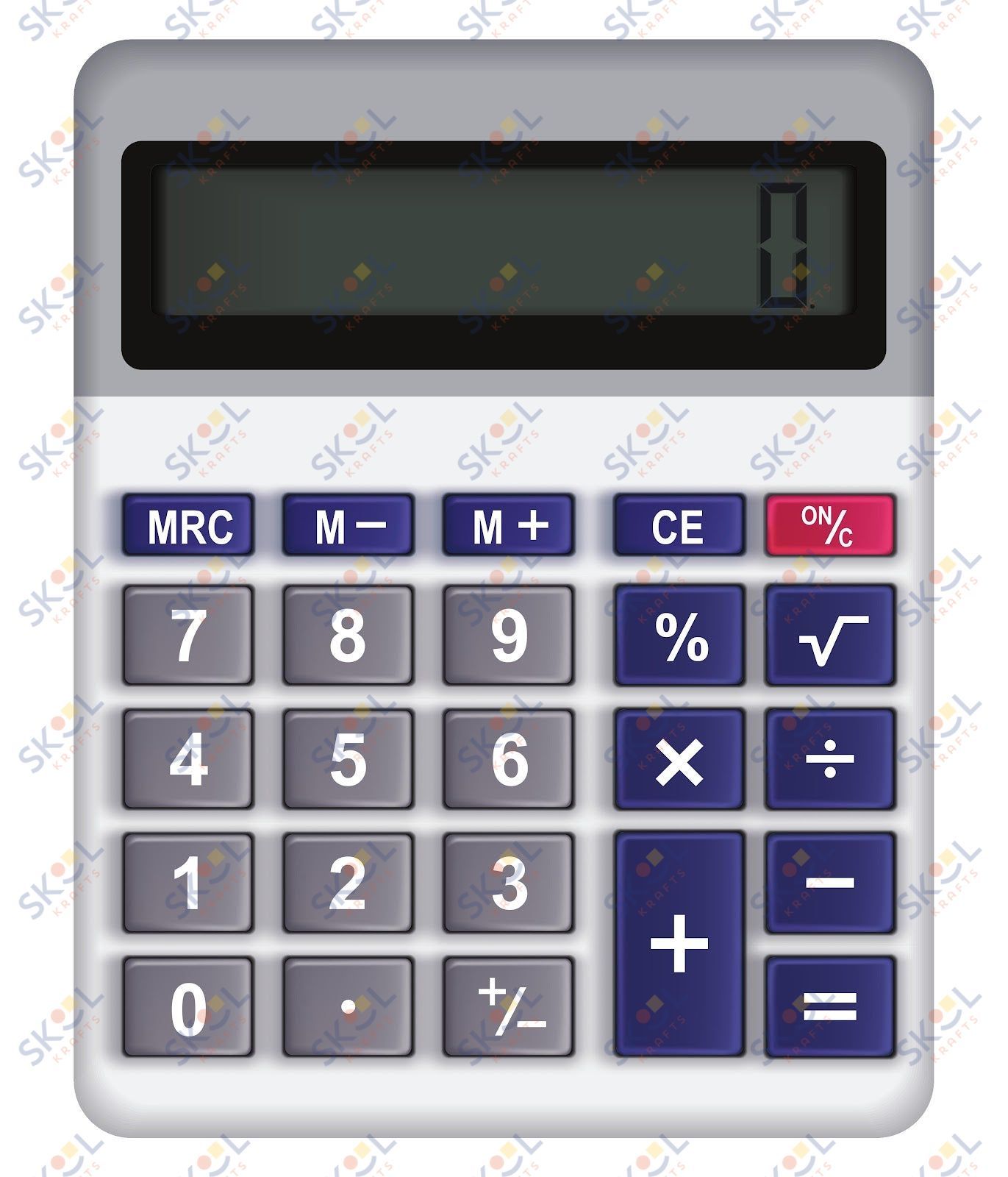 calculator centerpiece 24x28