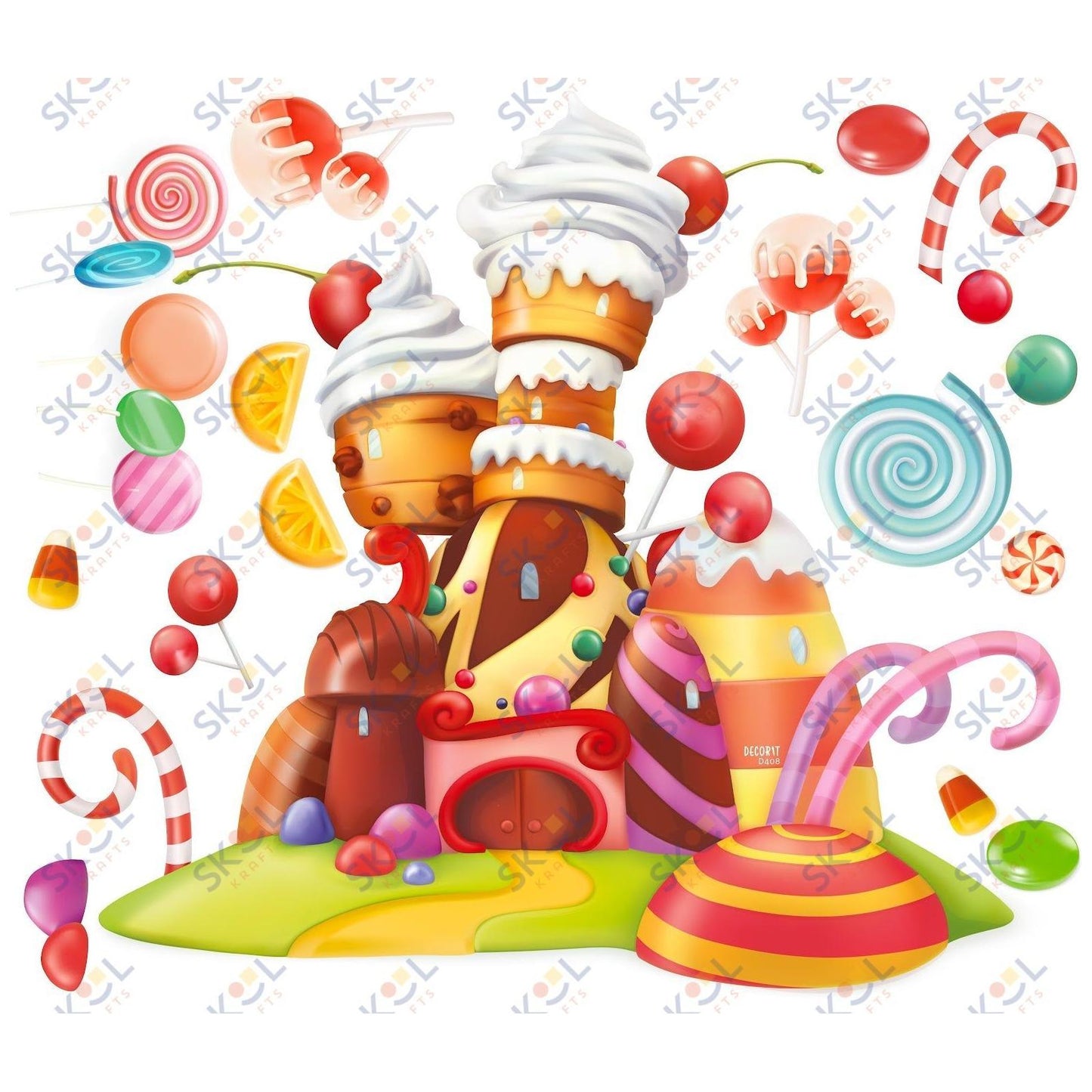 Candyland CENTERPIECE 24x28