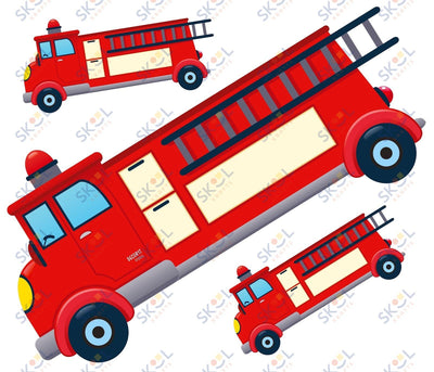 Fire Truck CENTERPIECE 24x28