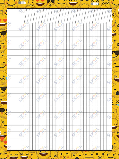 Class Incentive Charts - emojis (18x24-inch)