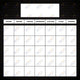 black brick english calendar 24x24