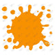 Reading colors your world....Paintsplatter CENTERPIECE 24x28