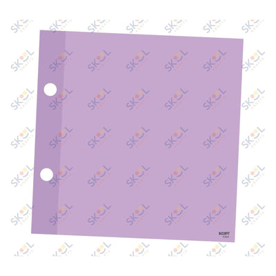 Purple hole punch sticky note CENTERPIECE