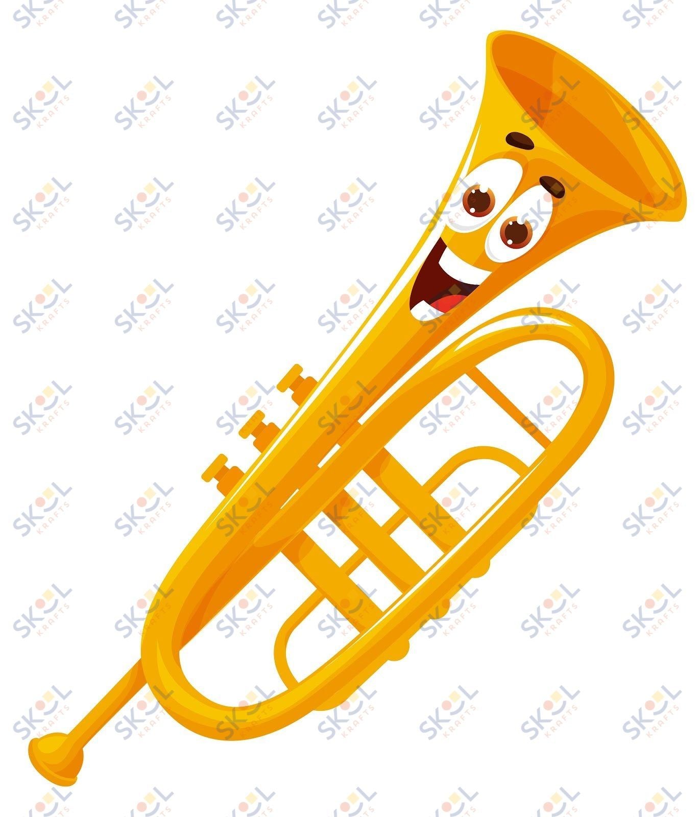 Cartoon Trumpet CENTERPIECE 24x28