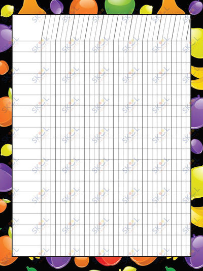 Class Incentive Charts - fruit (18x24-inch)