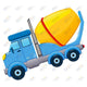 Cement Truck CENTERPIECE 24x28