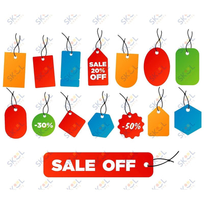 price tag centerpiece 24x28