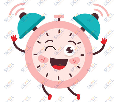 happy clock centerpiece 24x28