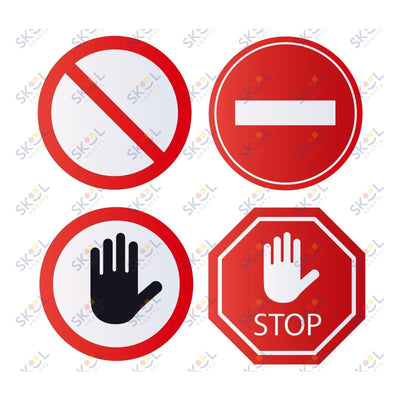 stop sign shape centerpiece / accent 2 24x28