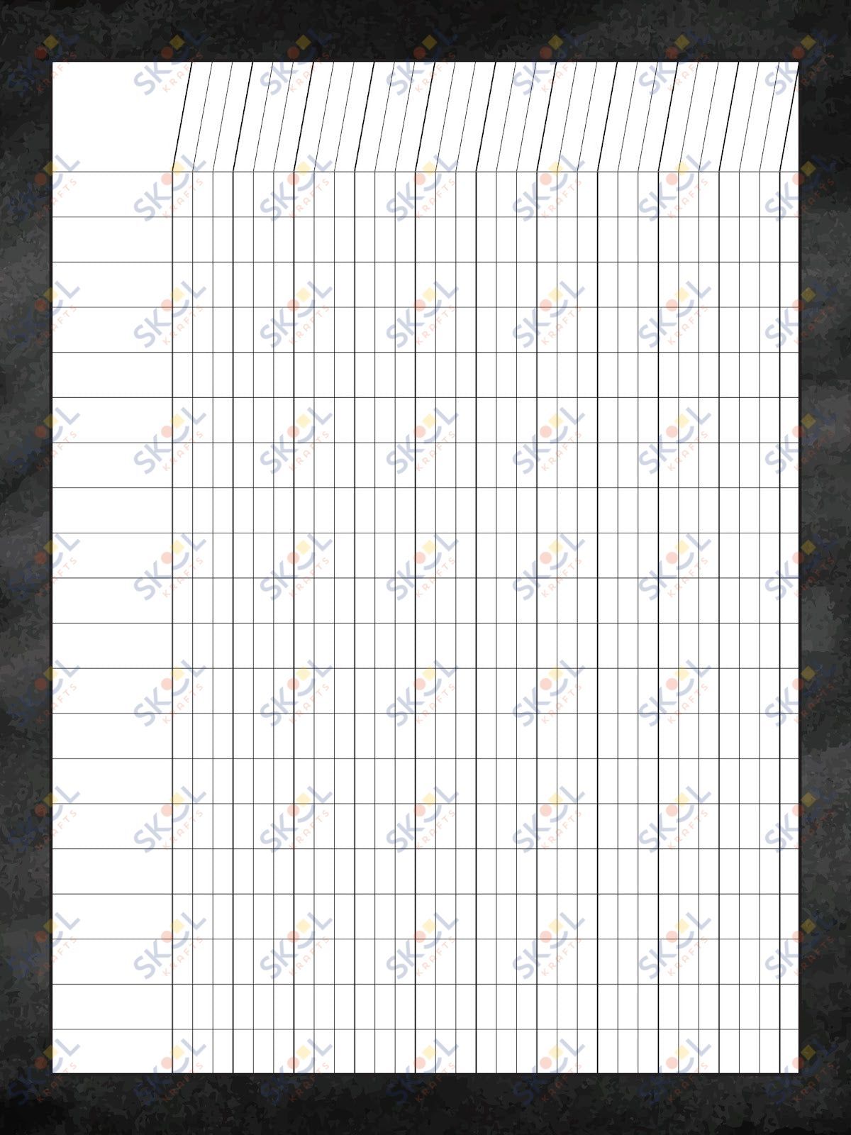 Class Incentive Charts - black (18x24-inch)