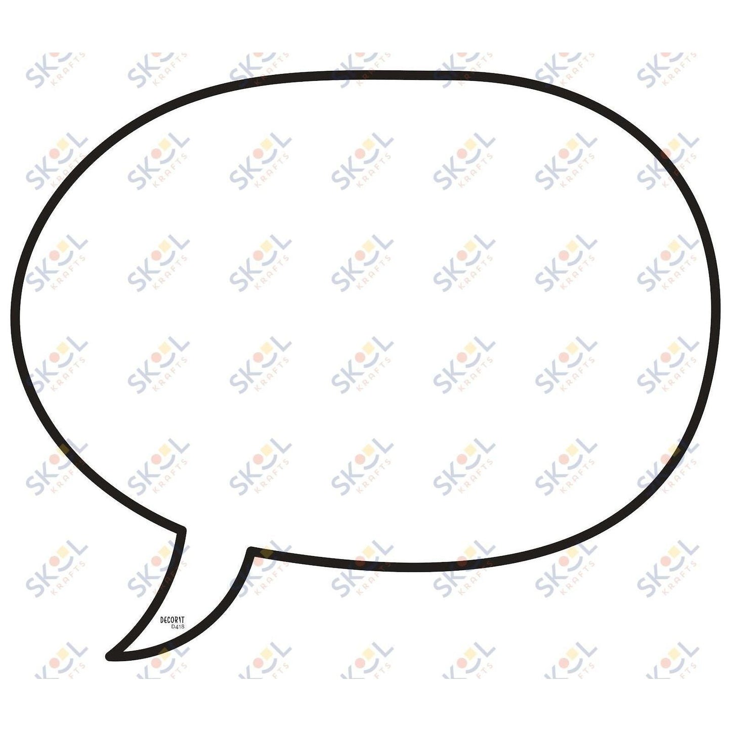 Speech bubble CENTERPIECE 24x28